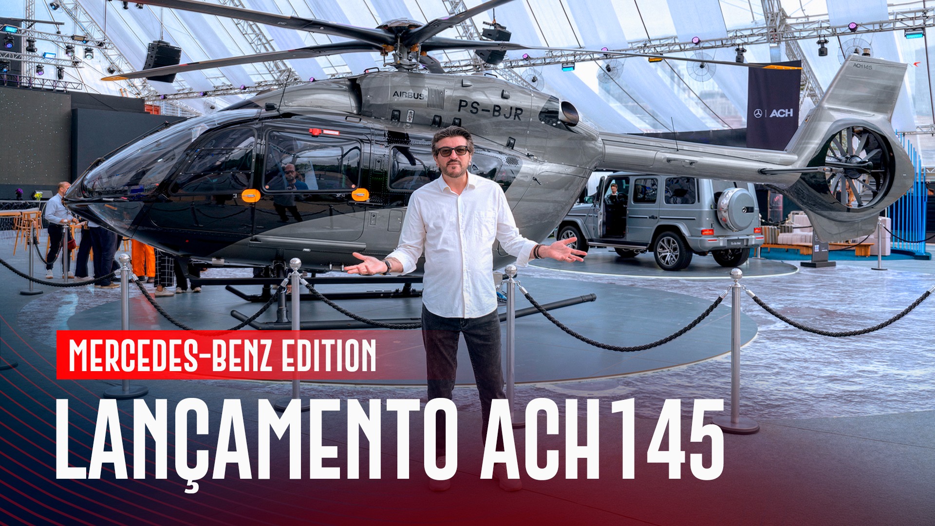 Thumbnail do vídeo sobre o lançamento do ACH145